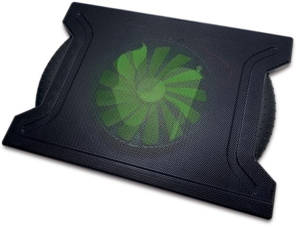 Picture of OMEGA LAPTOP COOLER PAD CHILLY 1 FAN 4 USB PORTS BLACK