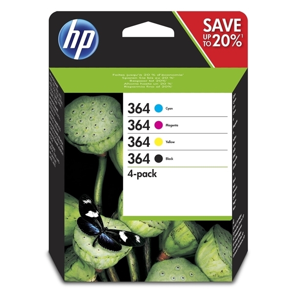 Picture of HP INKJET  No.364 COMBO 4-PACK