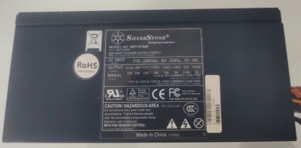 Picture of Silver Stone SST-ST60F Active PFC 600W 80 Plus